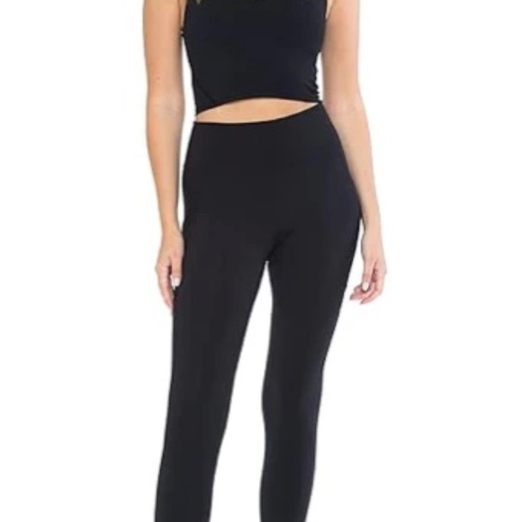 FITUSA Premium Tummy Control Athletic Yoga Pants w/Pockets - Picture 4 of 6